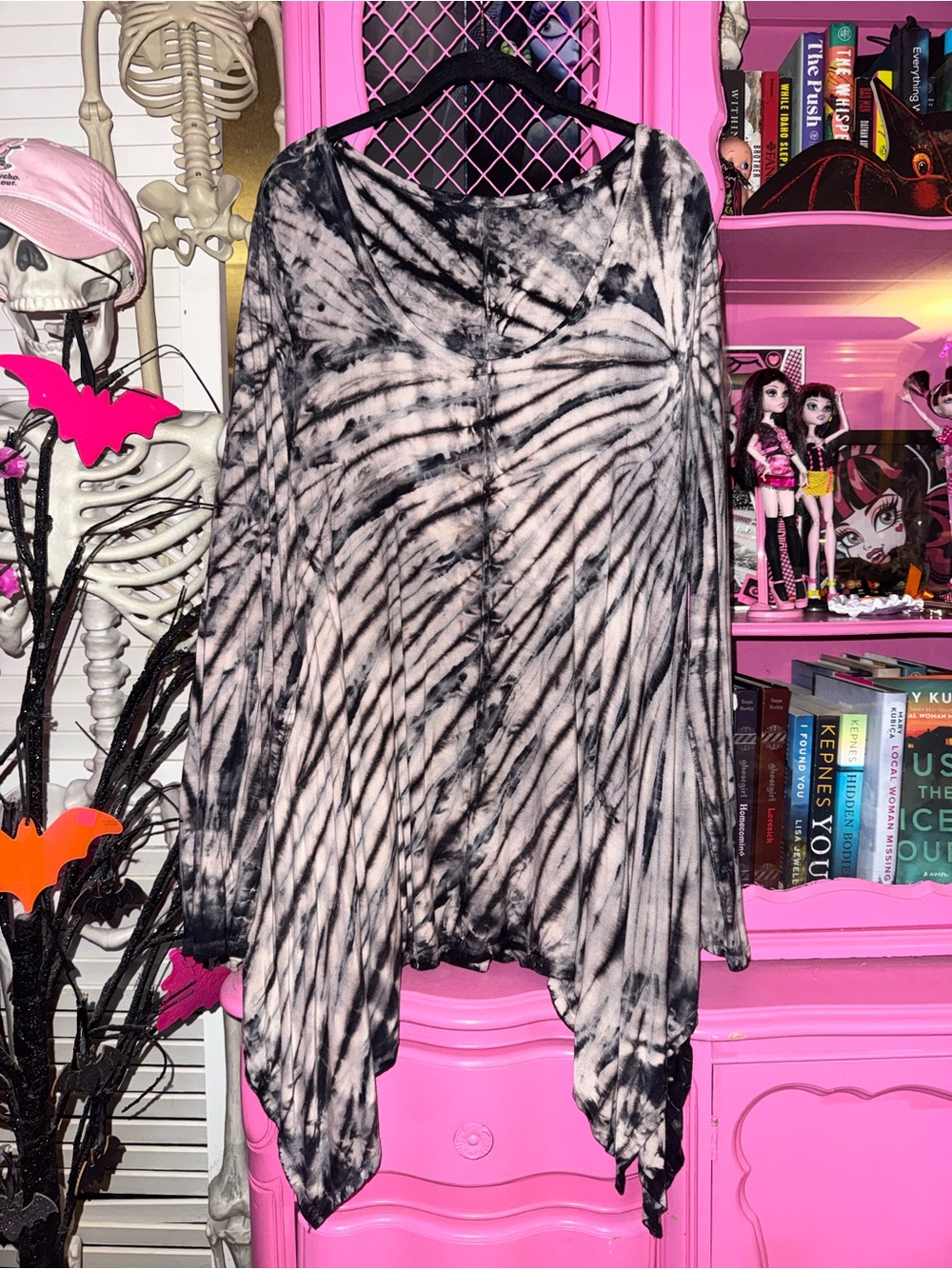 Asymmetrical Tie Die Tunic